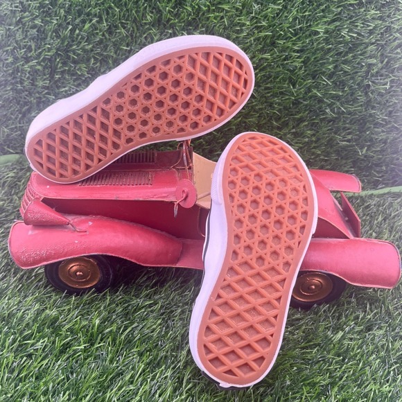 Vans Checkerboard Slip-On Kids Sneakers Black Brown Classic Cool Style 10.5 - Picture 7 of 10